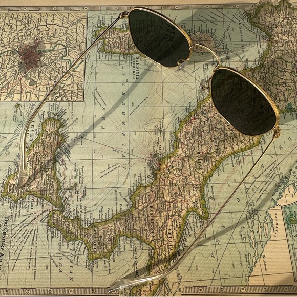 Ray-Ban RB3857 Frank 51-20 Gold and G-15 Green - Picture 10 of 16